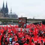 Tensions as tens of thousands rally for Erdogan in Cologne