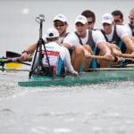 <b>The men's eight</b>, who won gold in the rowing at the 2012 Olympics, are looking for vengeance against the British crew, who beat the Germans by only eighteen hundredths of a second at the World Cup last year. Photo: DPA