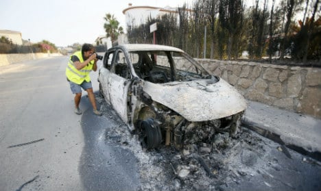 In pics: Devastation caused by Costa Blanca wildfires