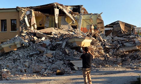 Germany to rebuild quake-hit school in Italy