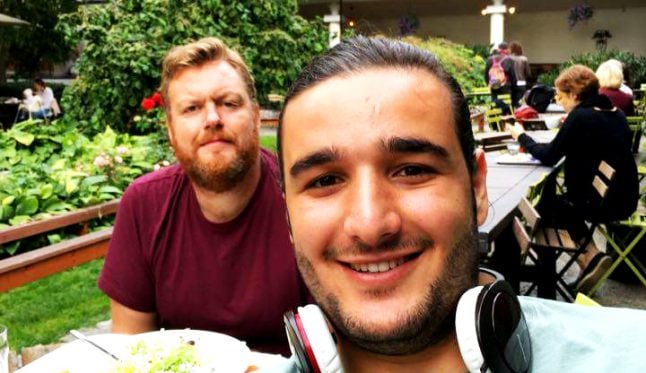 This Syrian snuck into a Swedish comedian’s heart — through his belly