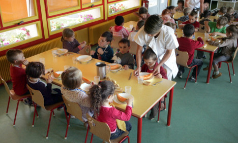 French primary school drafts in cop to hush noisy pupils