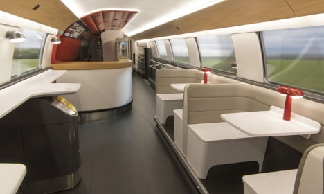 Take a look inside France's newest high-speed train