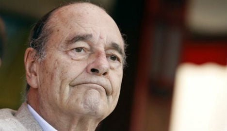 Former French president Chirac admitted to hospital
