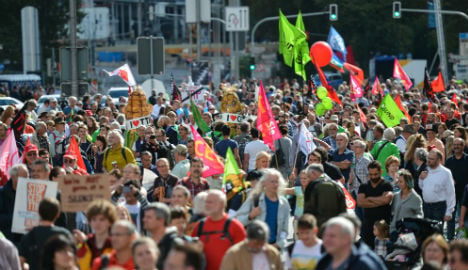 More than 160,000 join German trade deal protest
