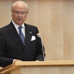 Sweden’s king stands up for the EU in parliament speech