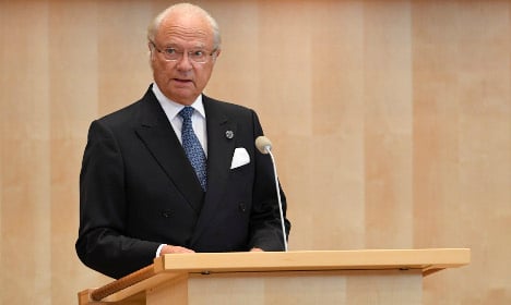 Sweden’s king stands up for the EU in parliament speech