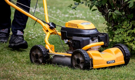 Swede fined for harassing his neighbour with a lawnmower