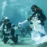 This Italian couple had a magical underwater wedding