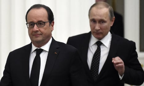 Putin cancels Paris trip after France insists on Syria talks