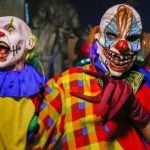 Armed clown threatens two men in west Germany