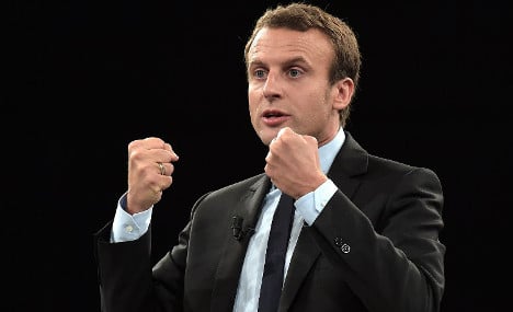 Macron takes swing at 'self-serving' politicians in France