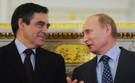 Fillon praised in Russia but mocked in Germany