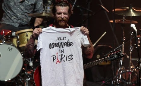 Eagles of Death Metal 'thrown out' of Bataclan reopening