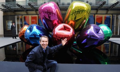Jeff Koons gives sculpture to Paris to honour terror victims