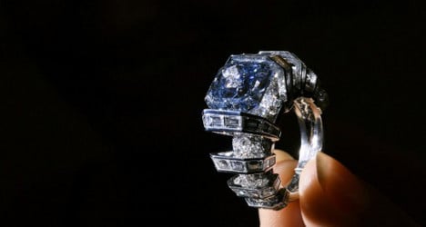 Rare blue diamond fetches $17m at Geneva auction