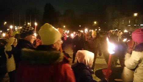 Swedes hold candelight vigils for dogs killed by wolves