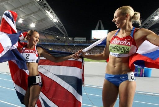 Ennis-Hill gets world gold as Russian heptathlete stripped of title