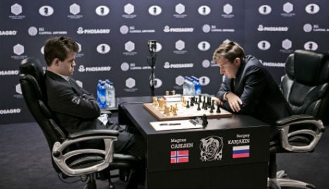 Russian and Norwegian draw in first championship game