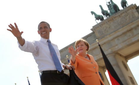 Obama arrives in Berlin ready to pass torch to Merkel