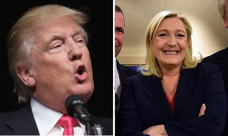Marine Le Pen says Trump win 'good news for France'