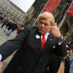Some decided to dress to a slightly different Karneval theme, such as this man in Cologne.Photo: DPA