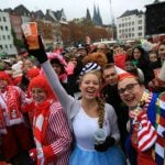 "Karnevaler" - Karneval revellers - start the festivities in Cologne, Germany's most famous Karneval city.Photo: DPA