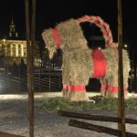 No fire, but: Gävle’s baby yule goat run over by car