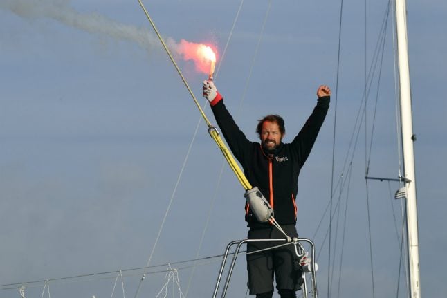 Frenchman pulverises yachting solo round the world record