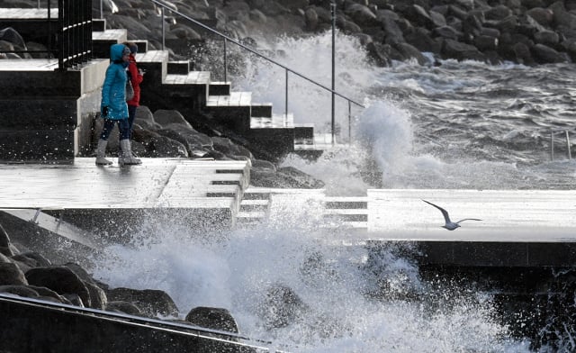 Hurricane-force winds as Storm Urd sweeps through Sweden