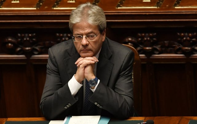 Italy's new PM 'ready' to intervene to save ailing banks