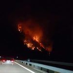 Firefighters battle forest fires in eastern Switzerland