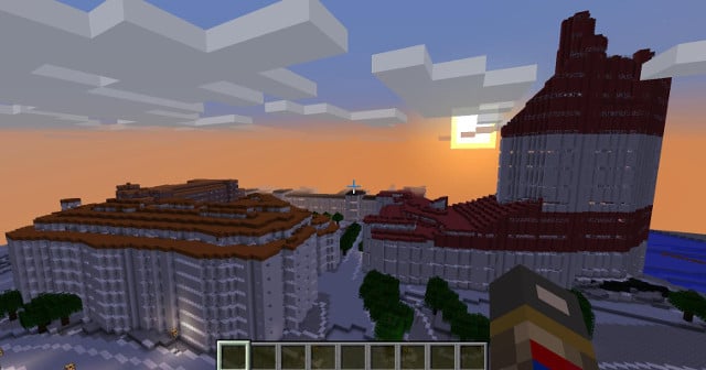 An entire Swedish city has been recreated in Minecraft