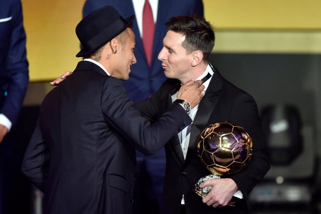 ‘I don’t play football to win the Ballon d’Or’: Neymar