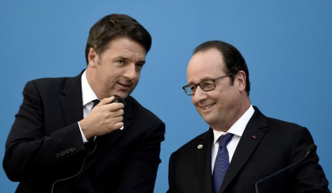 Hollande pays tribute to Italy's Renzi after referendum defeat