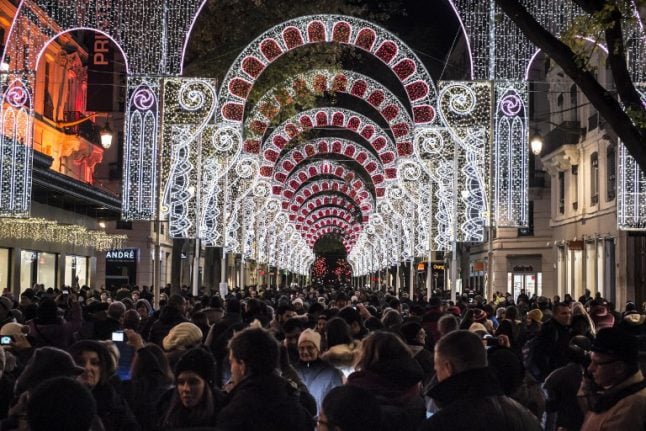 Tight security (and a drone) to greet revellers at Lyon's Festival of Lights