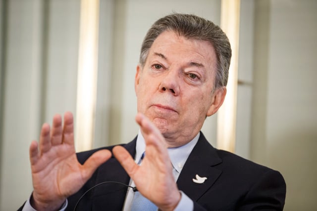 Nobel prize was 'tremendous push' in Colombia peace: Santos