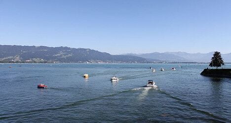 Fisherman saves capsized duo from frigid Lake Constance