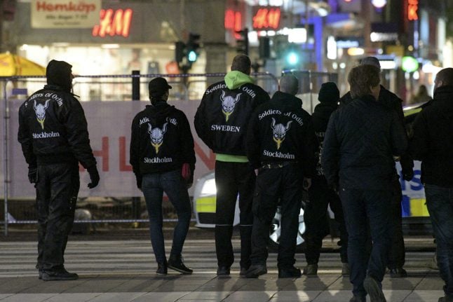 Swedish Soldiers of Odin group involved in 'extremist' clashes