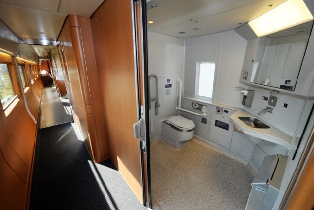 Fare-dodger caught grooming 'intimate parts' inside train loo