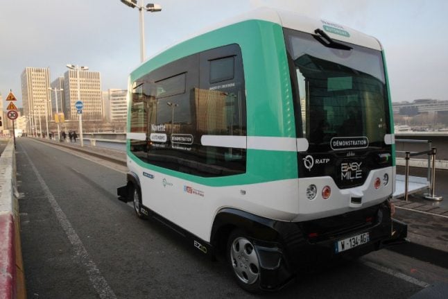 The French Travelution: Parisians can now take a driverless minibus between two train stations
