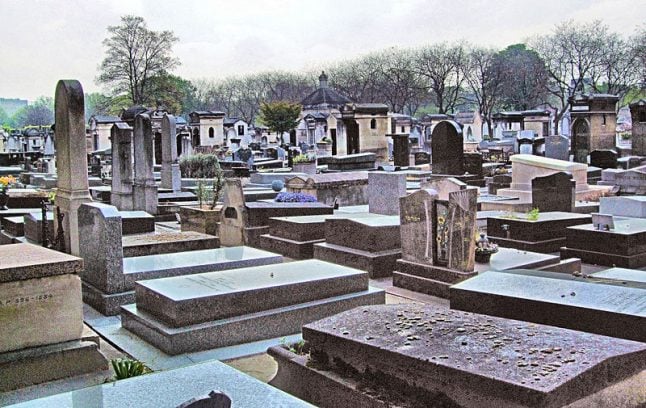 Jihadists 'stashed thousands of euros' among graves at famous Paris cemetery