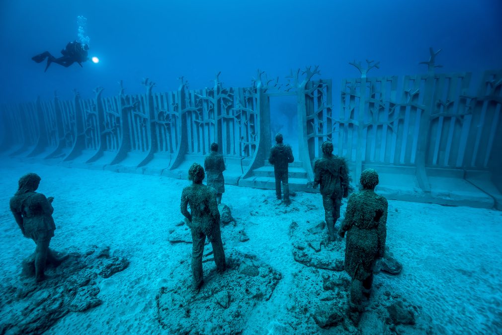 The surprising Atlantic Museum in Lanzarote: works of art to save the oceans