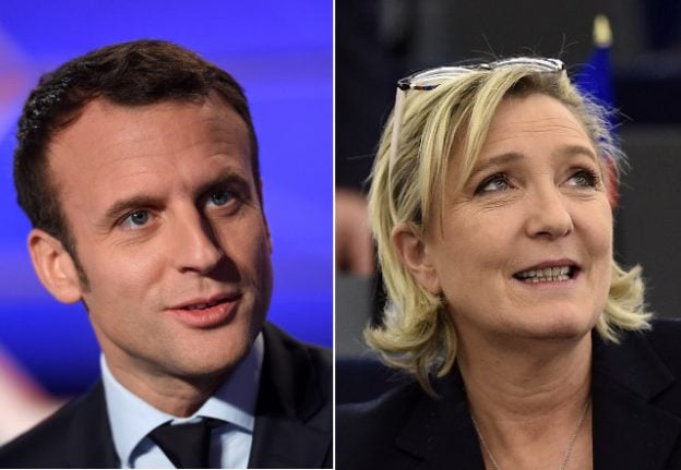 Le Pen says clash with Macron would be a dream