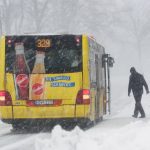 Some in Bavaria braved the storm Friday morning and took public transport.Photo: DPA