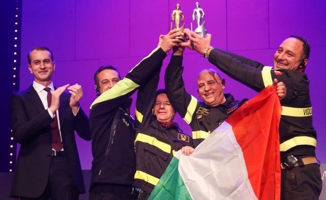 Italy's firefighters crowned the best in the world