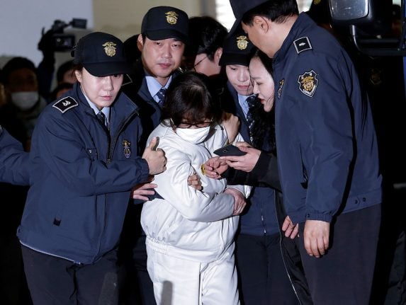 Daughter of South Korea’s ‘Rasputin’ arrested in Denmark