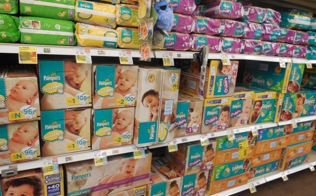 'Toxic substances' found in most nappies sold in France