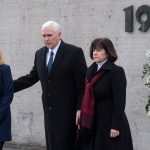 Mike Pence pays somber visit to Nazi concentration camp