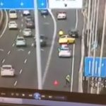 WATCH: Lightning fast reaction of traffic cop on Madrid motorway